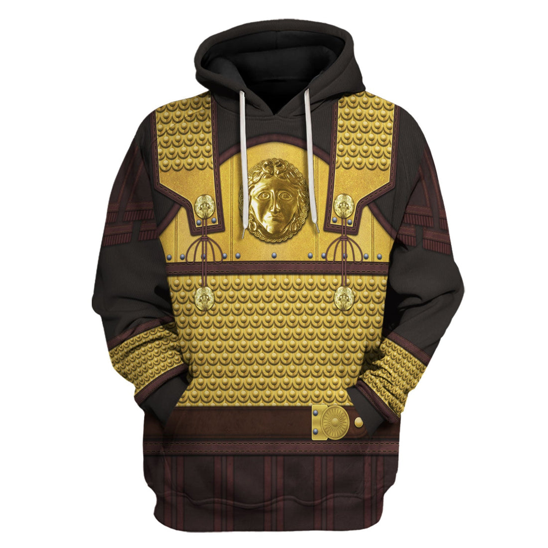 Replica of Armor Alexander the Great of Issus, 333 BC Costume Hoodie Sweatshirt T-Shirt Tracksuit