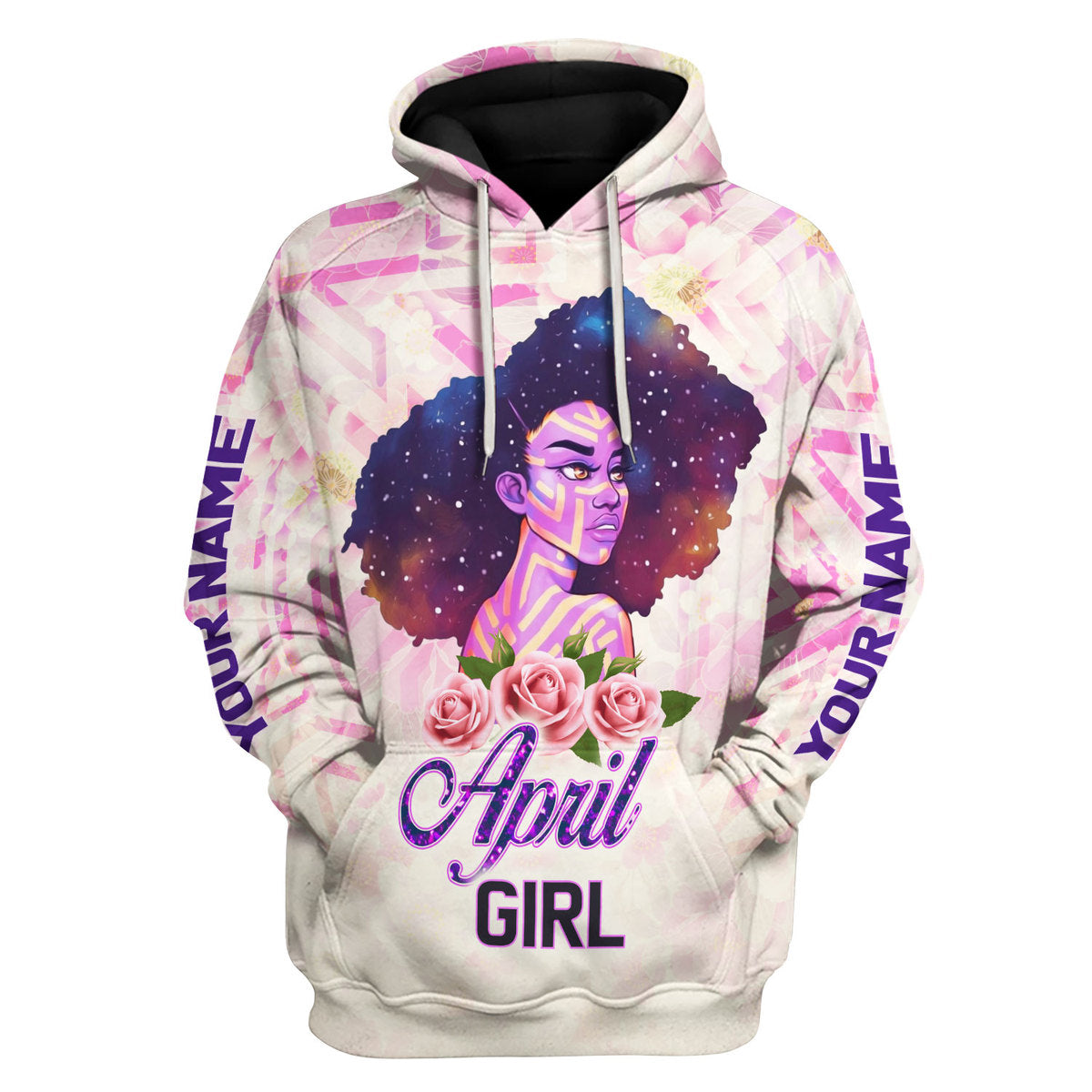 YMskins Personalized Tops April Girl All Over Printed