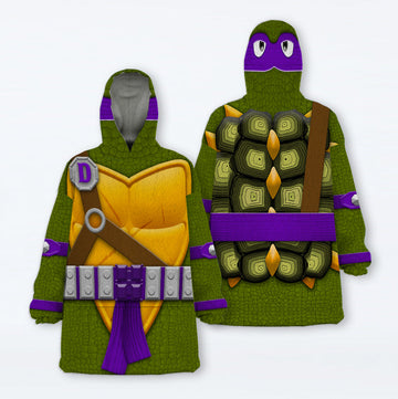 Donatello Cosplay & Costume Over Size Hoodie Fleece One Size