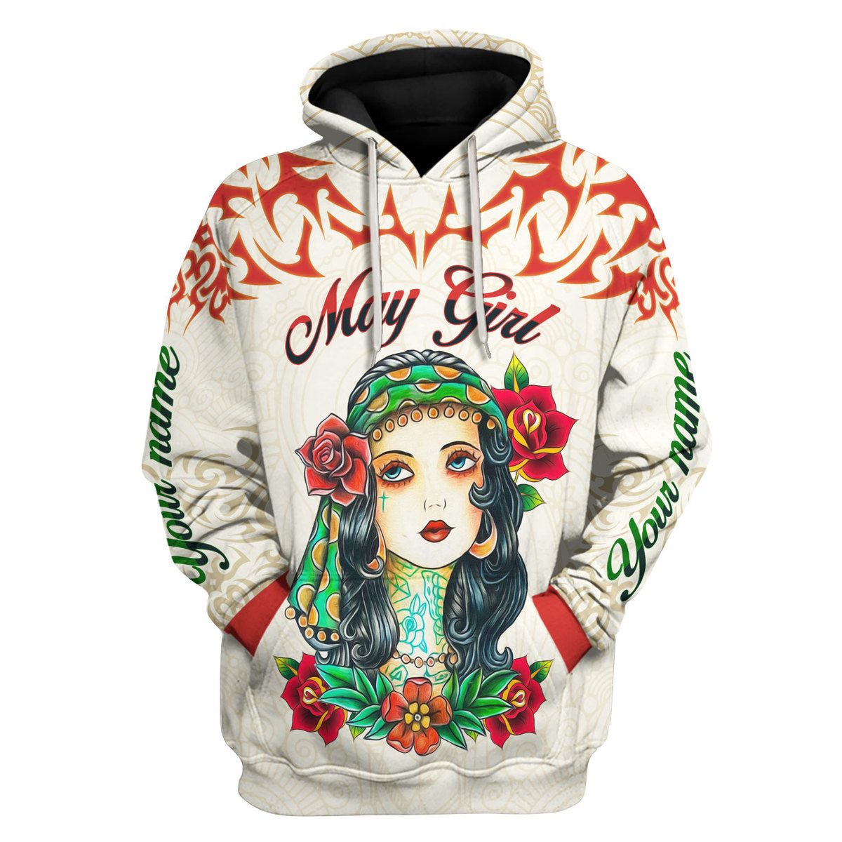 YMskins Personalized Tops May Girl I Do What I Want All Over Printed