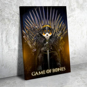 Game Of Bones-Custom Pet Canvas