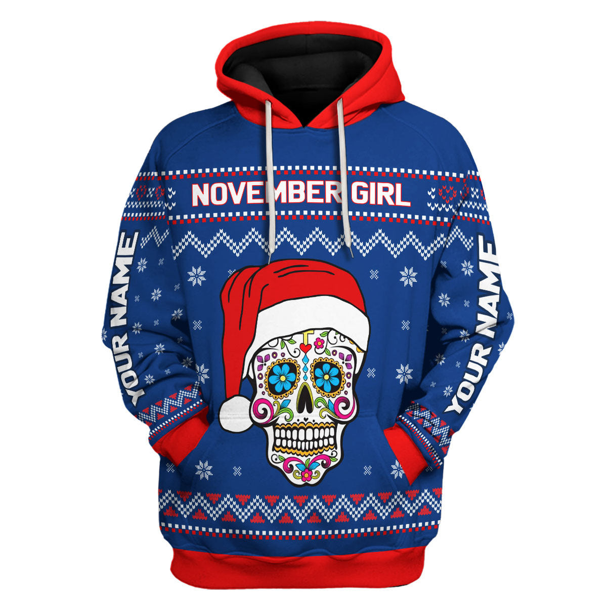 YMskins Personalized Tops November Girl All Over Printed
