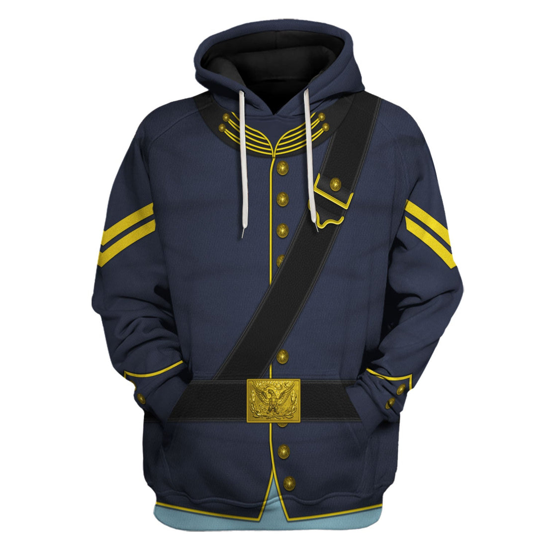 YMskins Cavalry Uniform (Union Mounted Soldiers) All Over Print Hoodie Sweatshirt T-Shirt Tracksuit