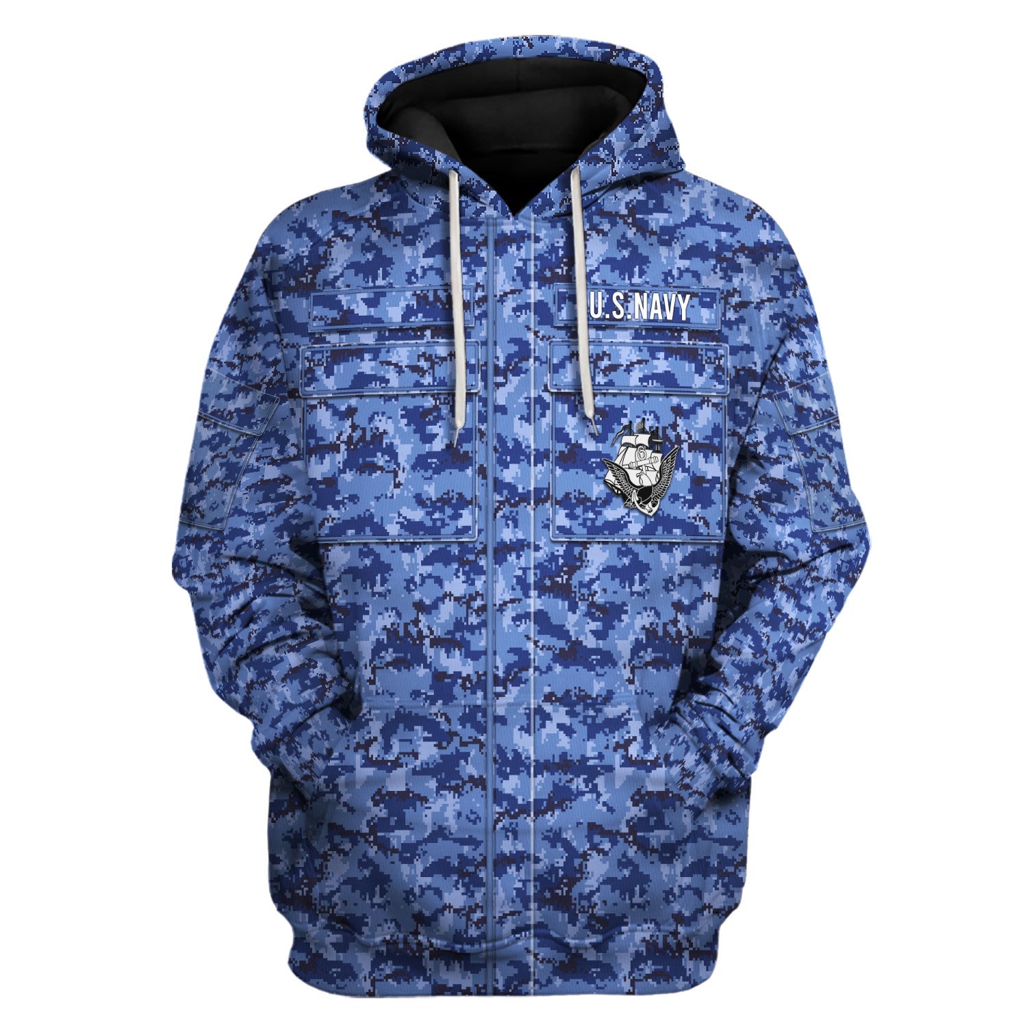 YMskins American Camo NWU (Navy Working Uniform) - "Blueberry" (2008–2019) Uniform Tracksuit
