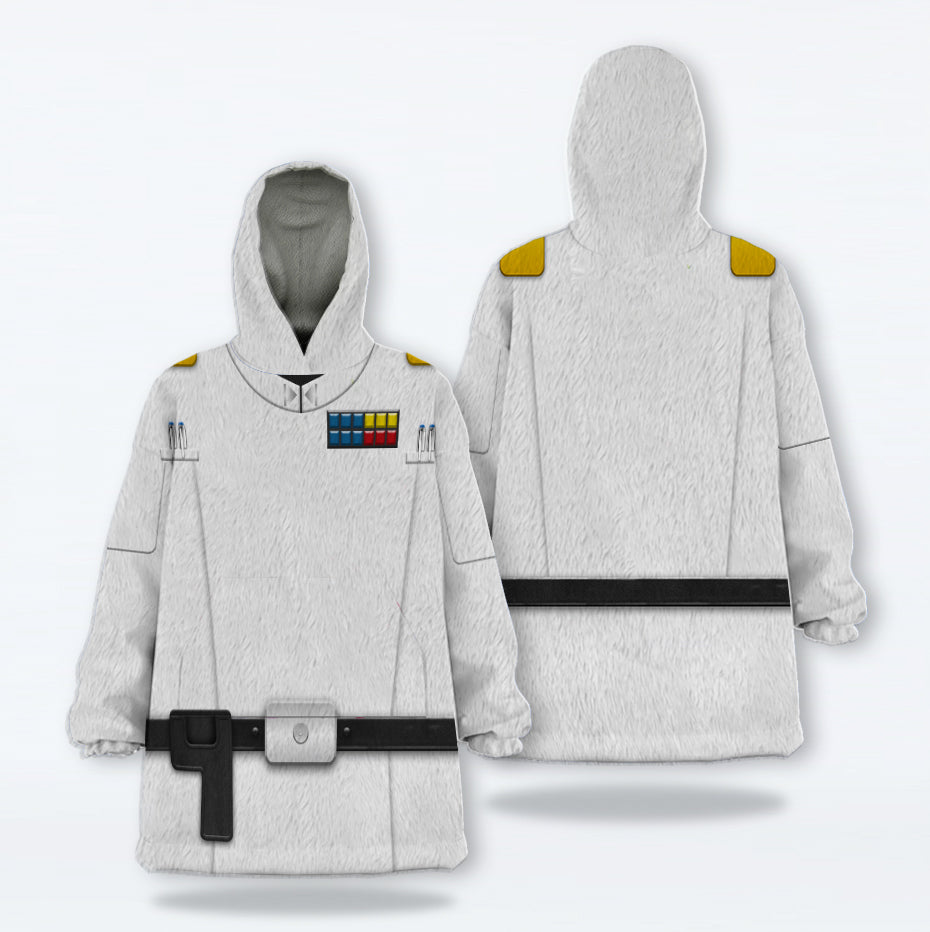MakerHuman Grand Admiral Thrawn Cosplay & Costume Over Size Hoodie Fleece One Size