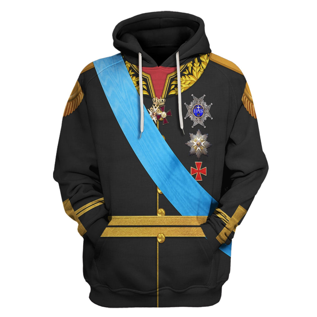 Karl XIV Johan King of Sweden Costume Hoodie Sweatshirt T-Shirt Tracksuit