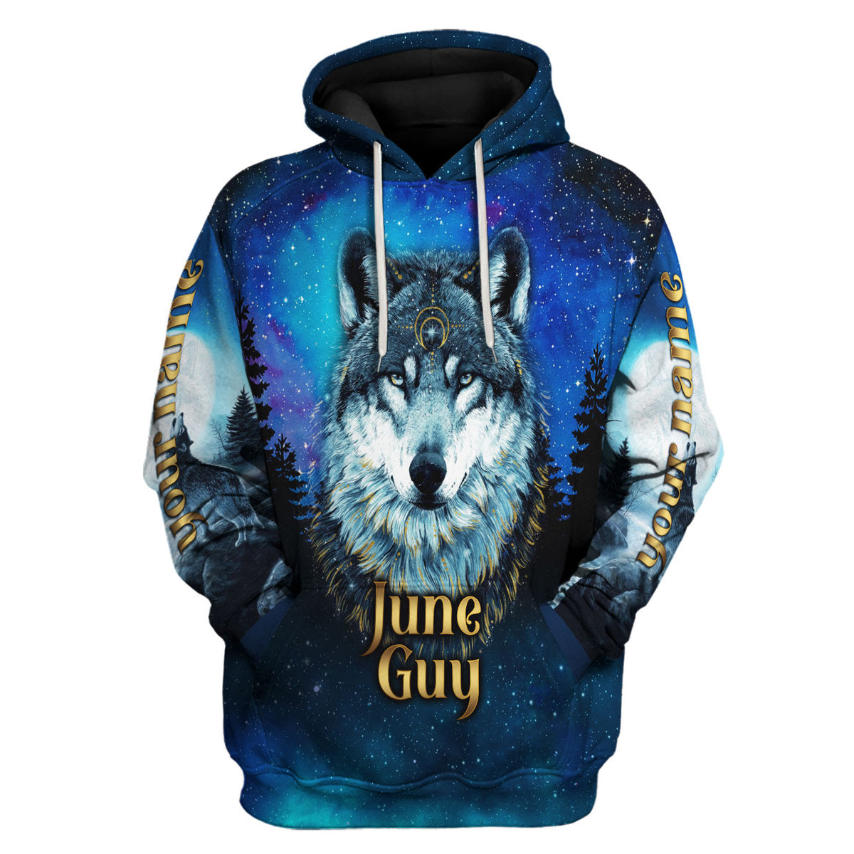 YMskins Personalized Hoodie June Guy I Was Born In June All Over Printed