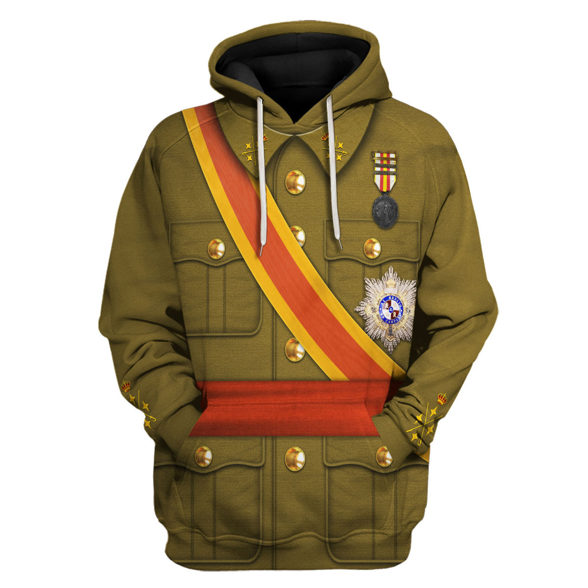 YMskins Francisco Franco Costume Hoodie Sweatshirt T-Shirt Tracksuit