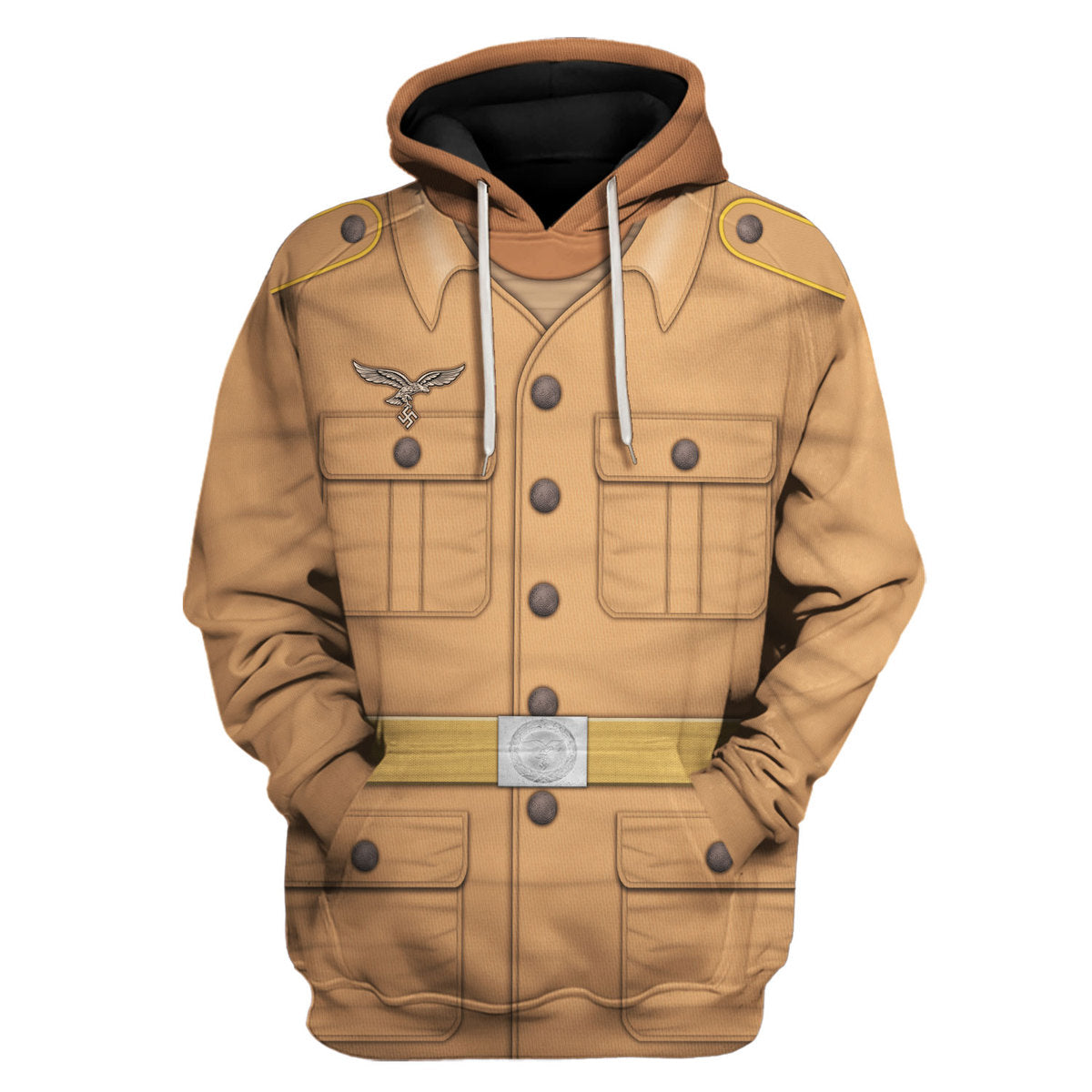 YMskins Luftwaffe Tropical Uniform- Private- Basic Uniform Costume Hoodie Sweatshirt T-Shirt Tracksuit Historical American-Inspired Apparel
