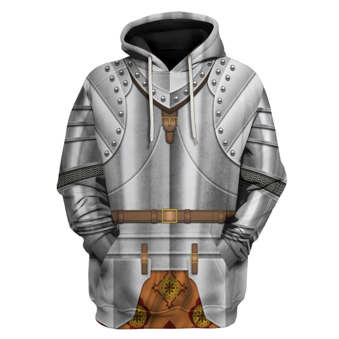 YMskins St. Joan of Arc Costume All Over Print Hoodie Sweatshirt T-Shirt Tracksuit Historical American -Inspired Apparel