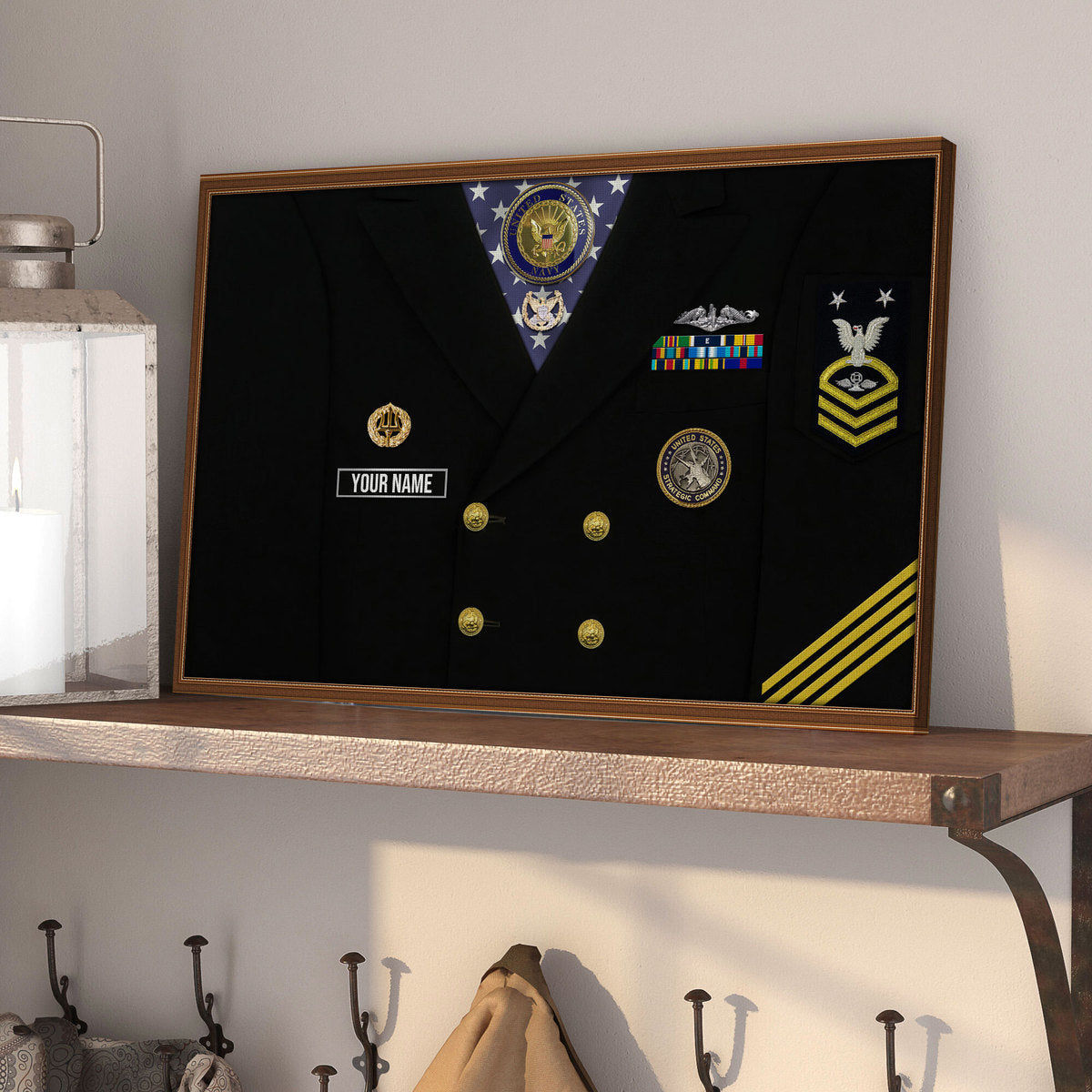 Personalized Name & Ranks U.S. Navy Enlisted Digital File/ Poster/ Canvas