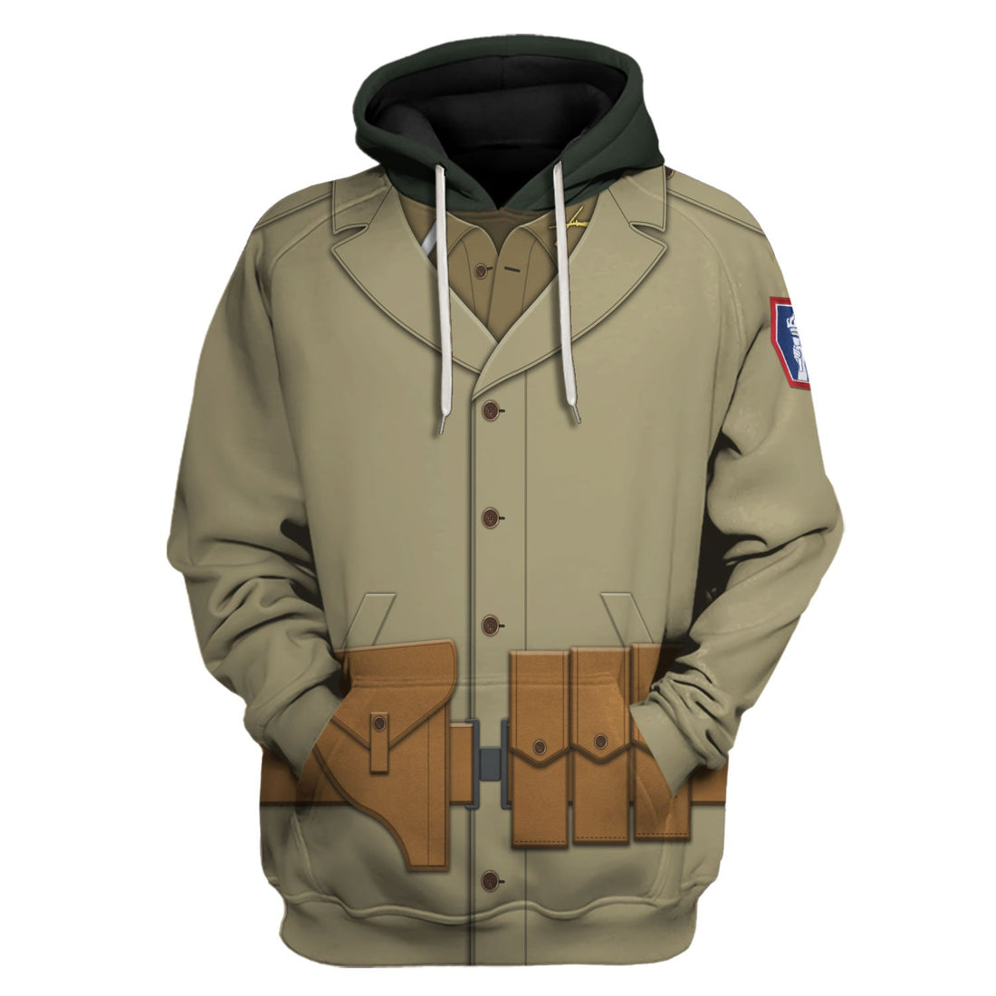YMskins 442nd Lieutenant Costume Hoodie Sweatshirt T-Shirt Tracksuit