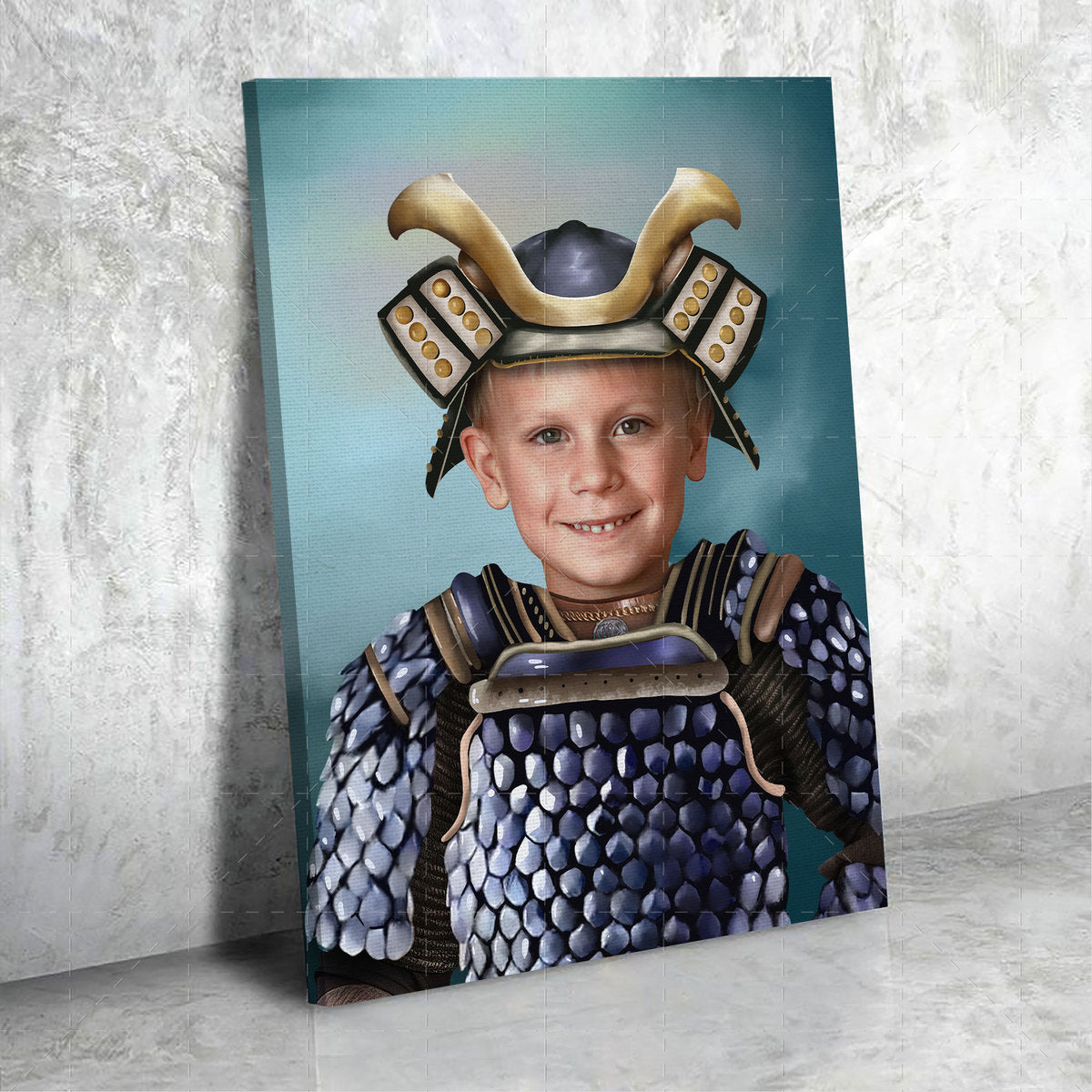 Personalized Canvas Samurai