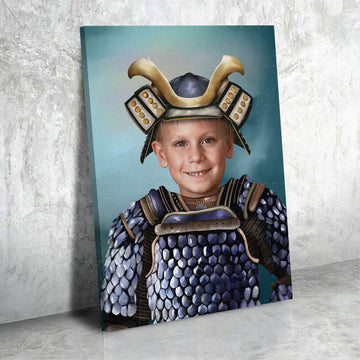 Personalized Canvas Samurai