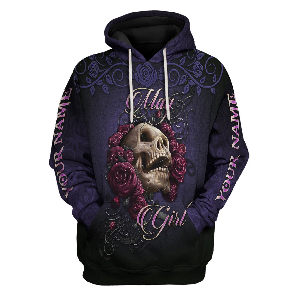 YMskins Personalized Tops I'm A May Girl All Over Printed
