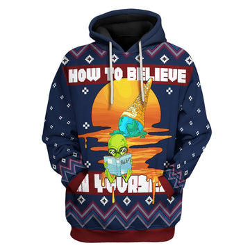 YMskins Unisex Hoodie How to Believe In Yourself 3D Apparel