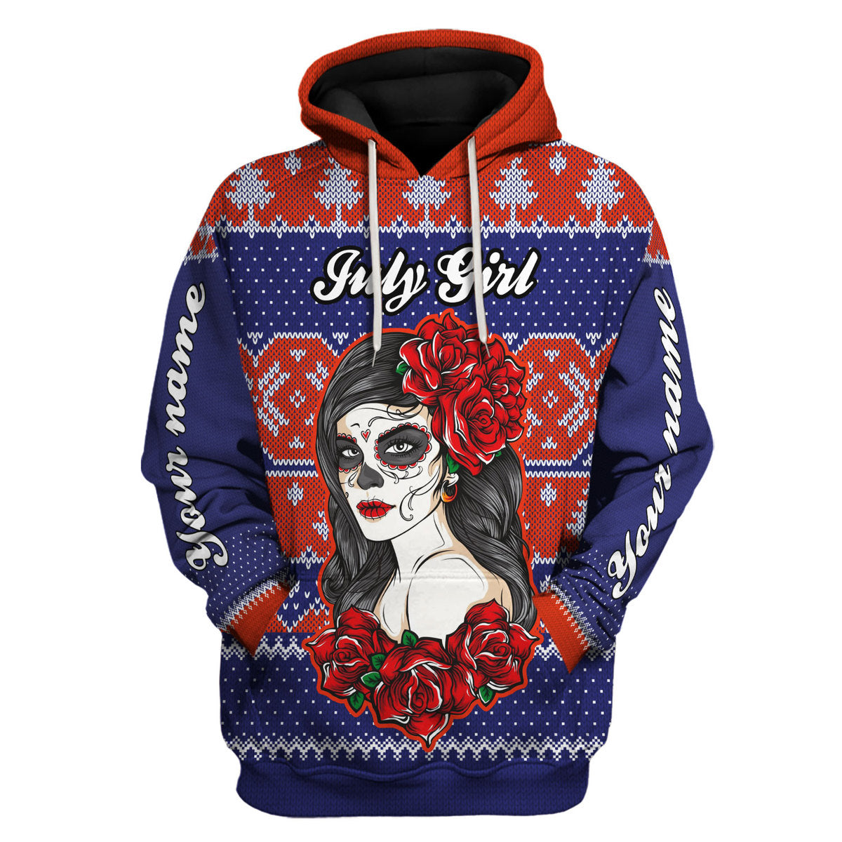 YMskins Personalized Tops July Girl All Over Printed