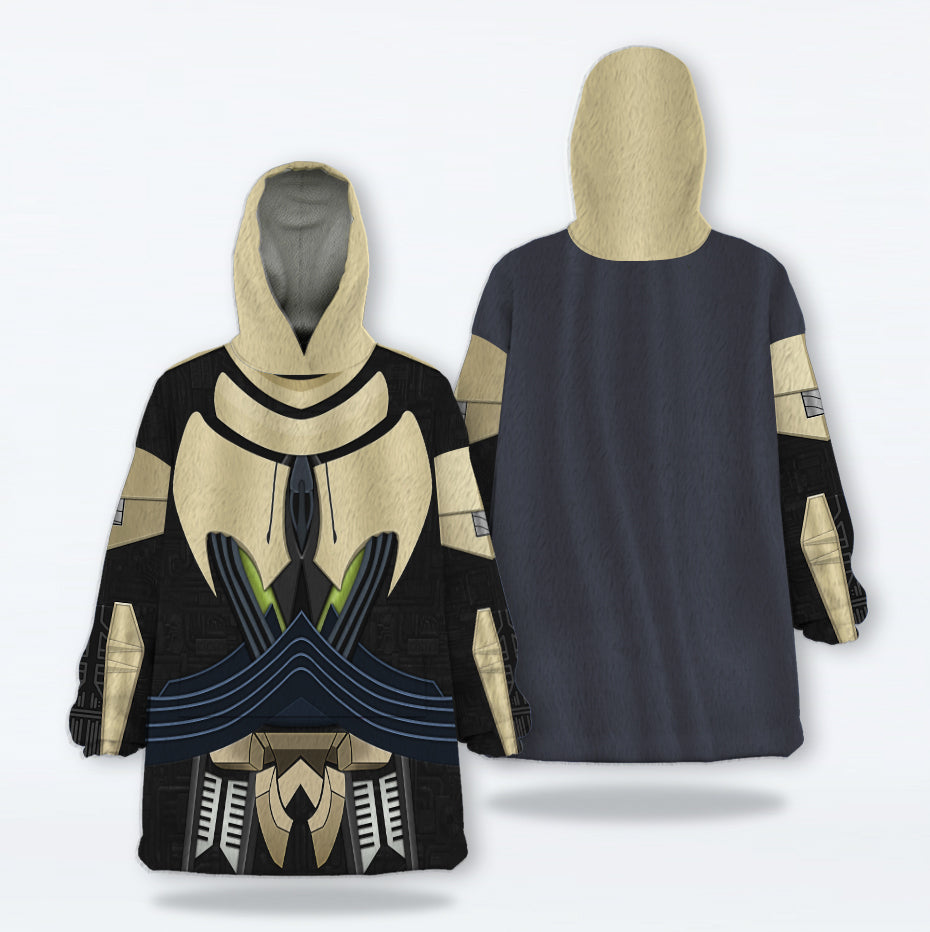 MakerHuman General Grievous Cosplay & Costume Over Size Hoodie Fleece One Size