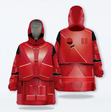 MakerHuman Sith Trooper Cosplay & Costume Over Size Hoodie Fleece One Size