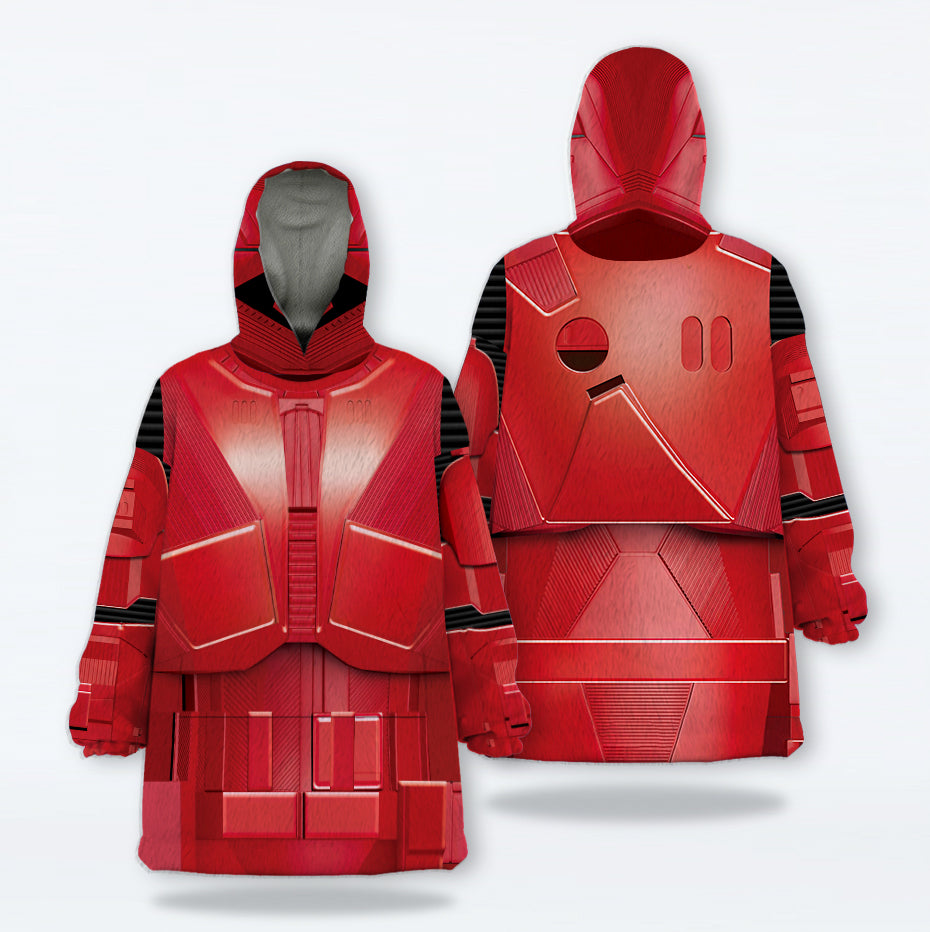 MakerHuman Sith Trooper Cosplay & Costume Over Size Hoodie Fleece One Size