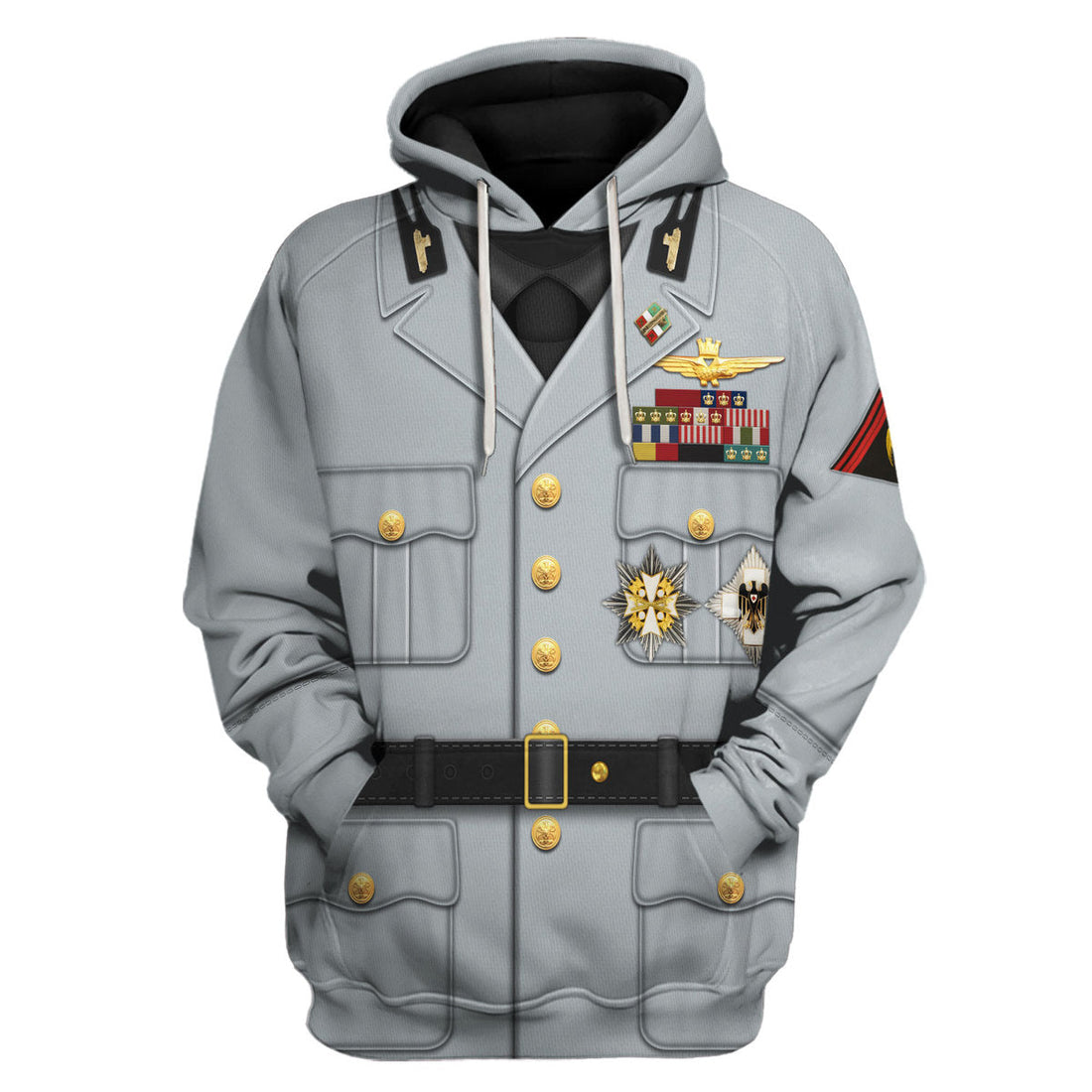 YMskins Benito Mussolini Uniform Costume Hoodie Sweatshirt T-Shirt Tracksuit
