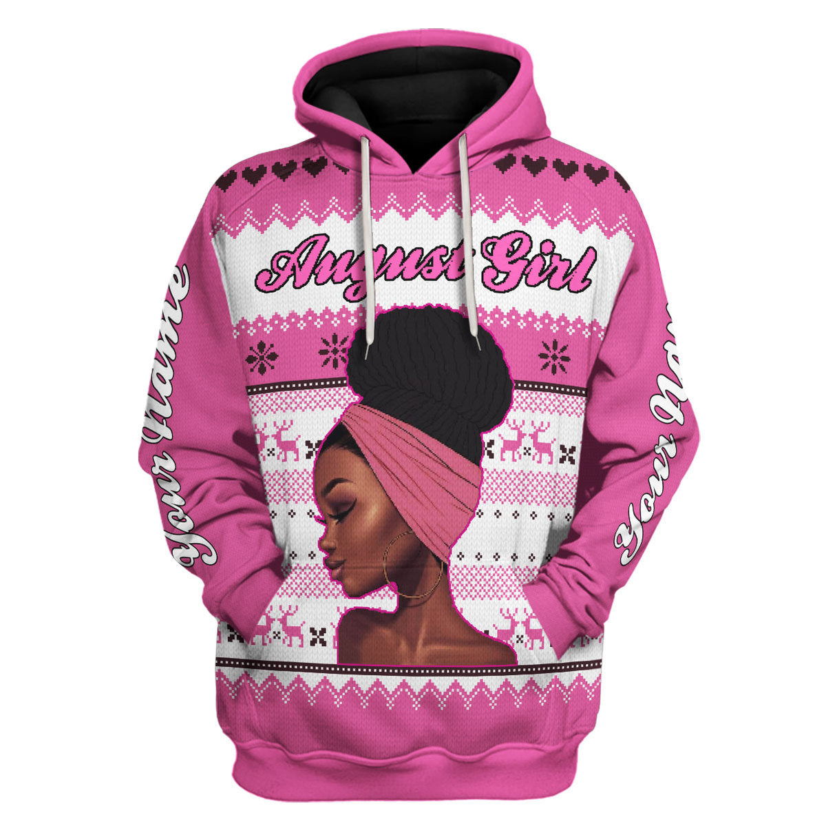 YMskins Personalized Tops August Girl All Over Printed