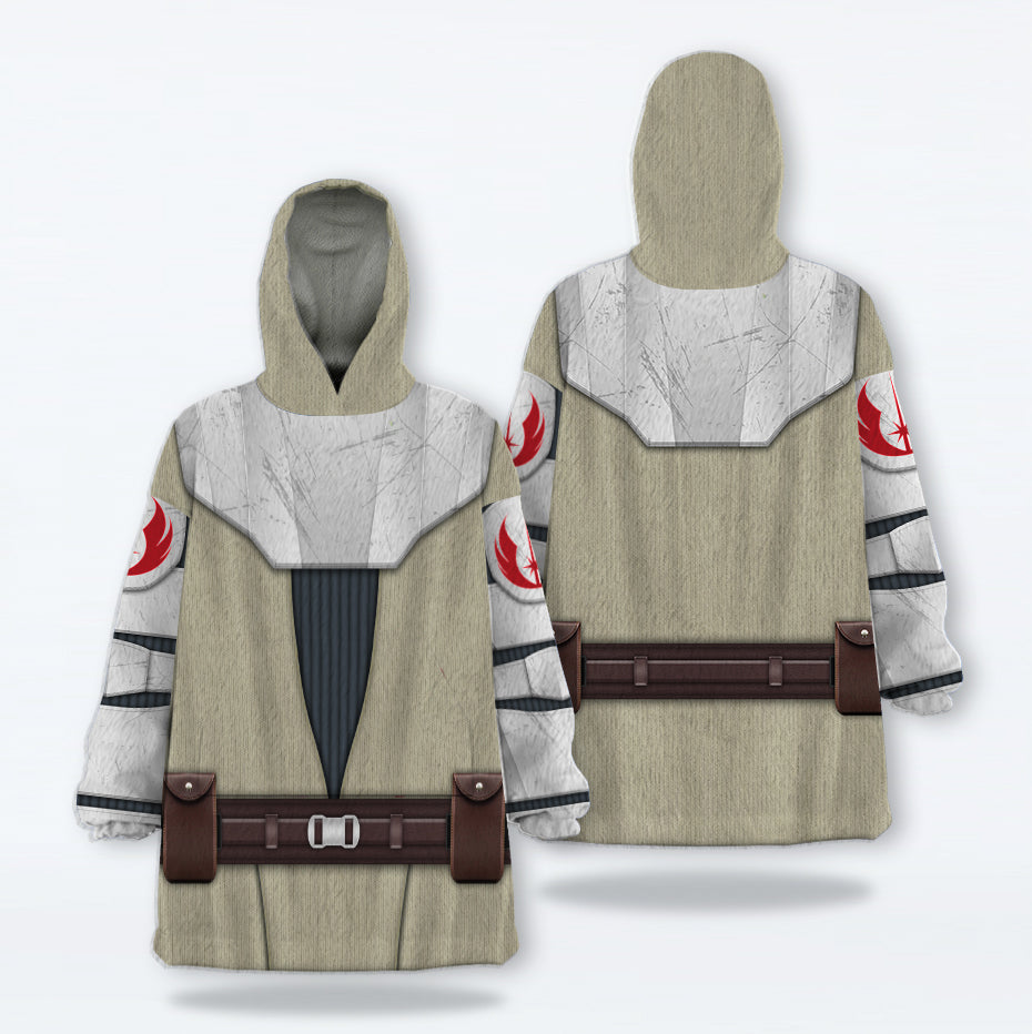 MakerHuman General Kenobi Cosplay & Costume Over Size Hoodie Fleece One Size