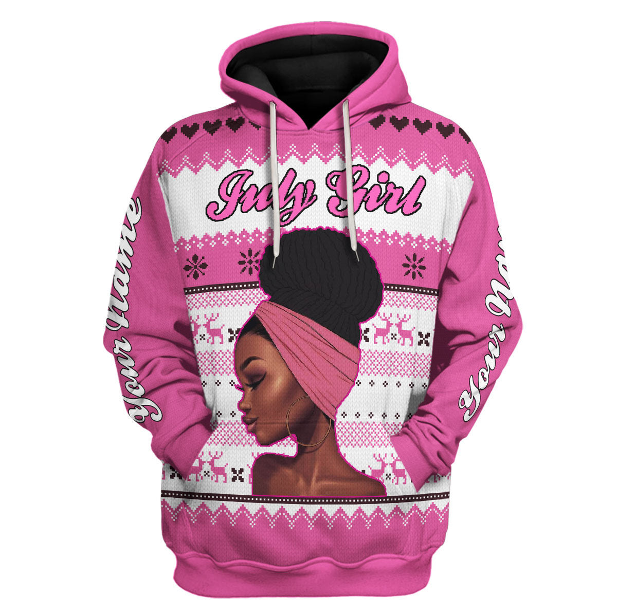 YMskins Personalized Tops July Girl All Over Printed