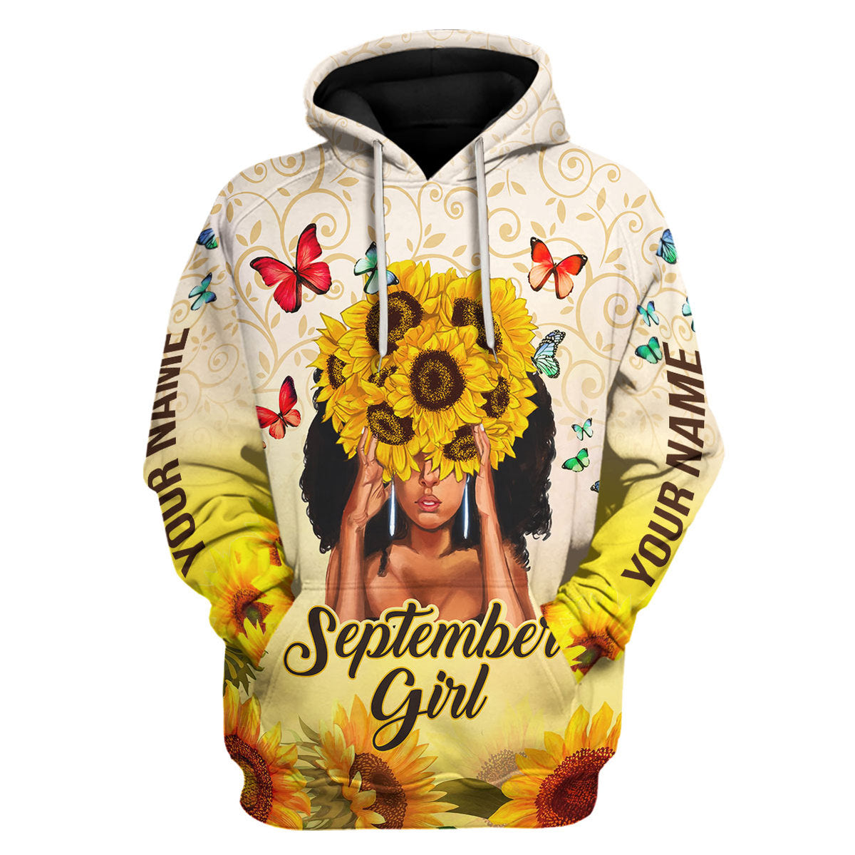 YMskins Personalized Tops September Girl All Over Printed