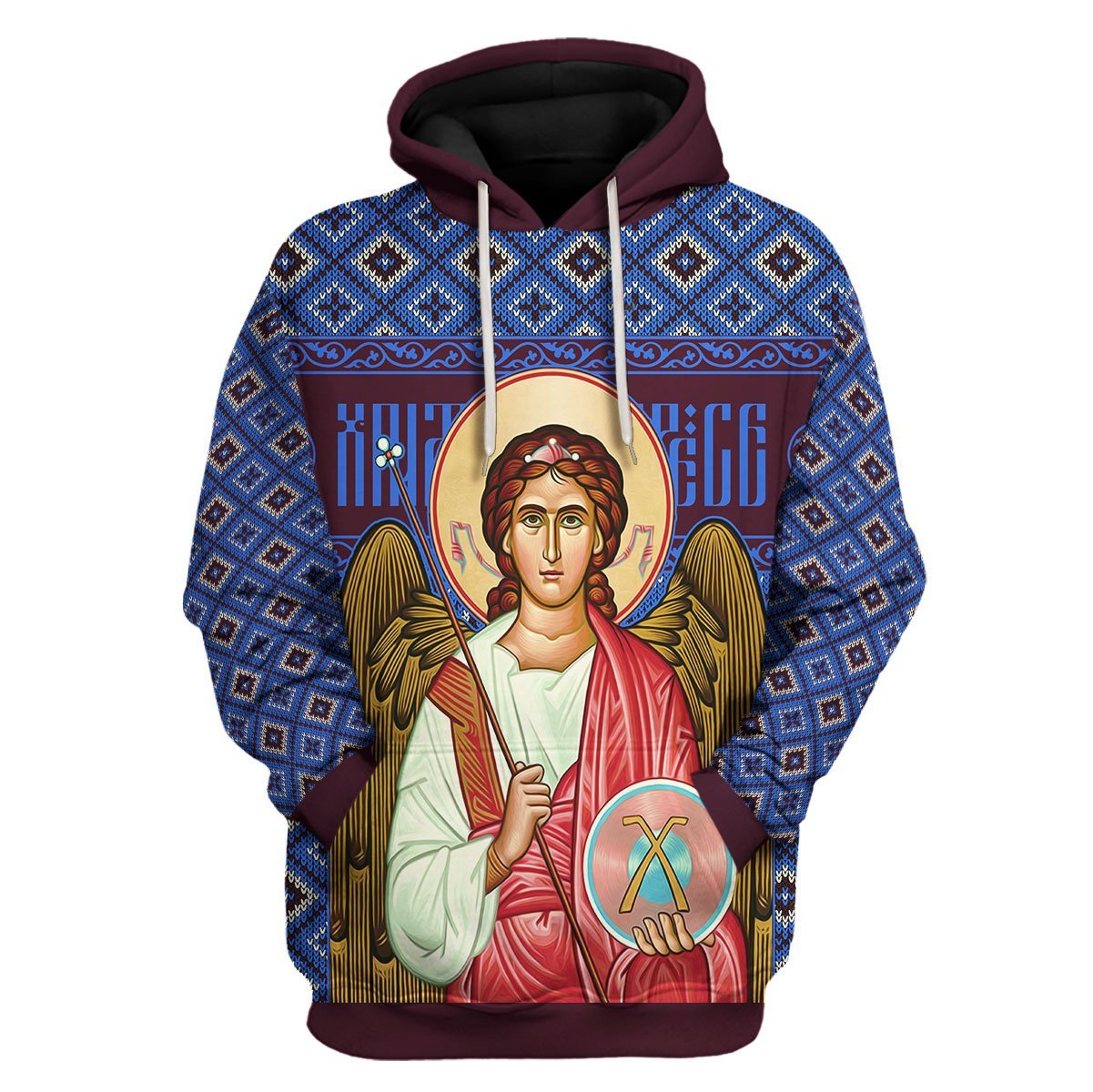YMskins Unisex Tops Pullover Sweatshirt St. Archangel Michael 3D Apparel