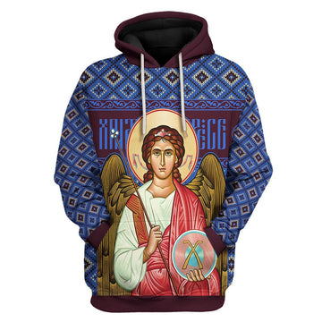 YMskins Unisex Tops Pullover Sweatshirt St. Archangel Michael 3D Apparel