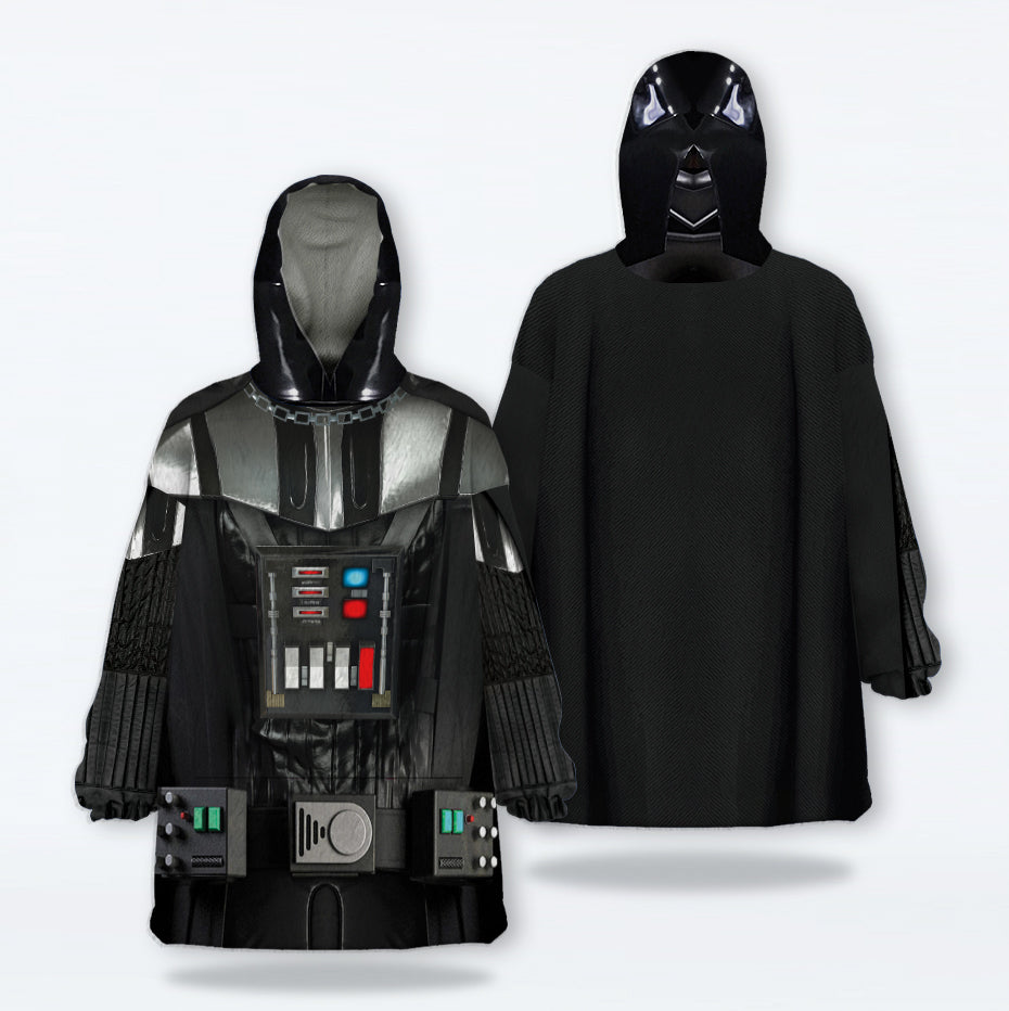 MakerHuman Darth Vader Cosplay & Costume Over Size Hoodie Fleece One Size