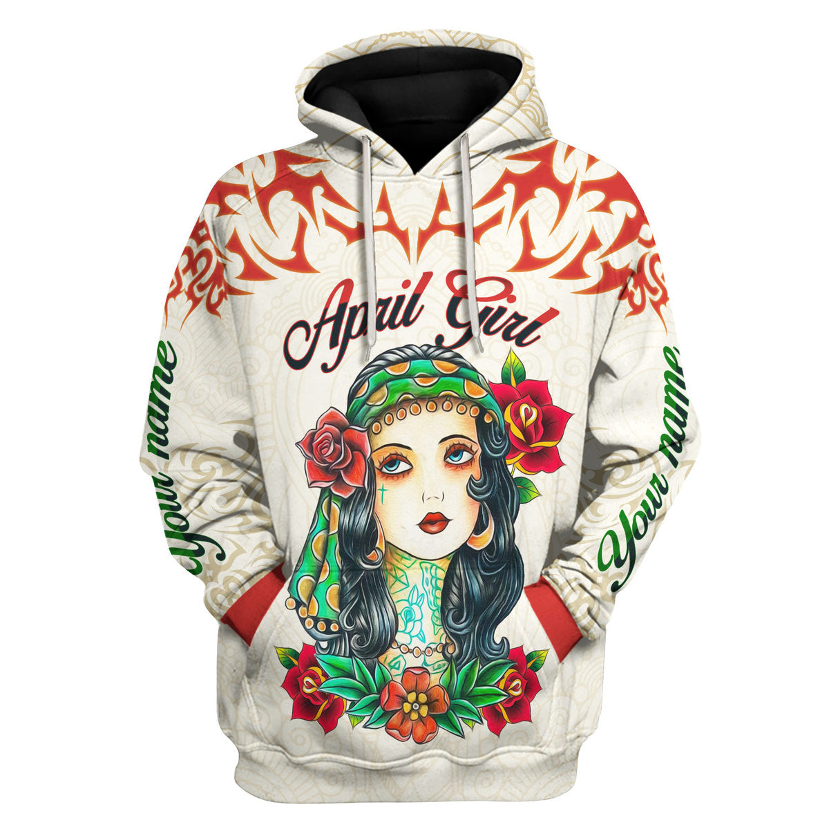 YMskins Personalized Tops April Girl I Do What I Want All Over Printed