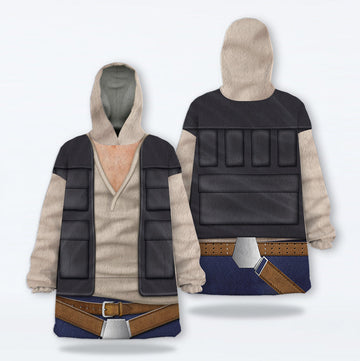 MakerHuman Han Solo Cosplay & Costume Over Size Hoodie Fleece One Size