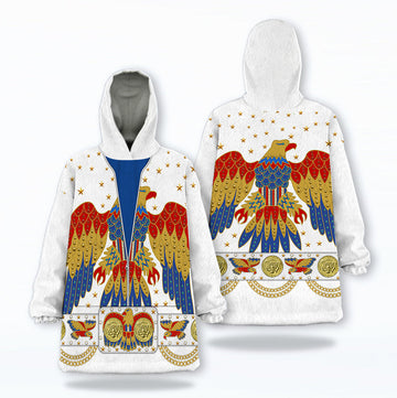 MakerHuman Elvis EAGLE Cosplay & Costume Over Size Hoodie Fleece One Size