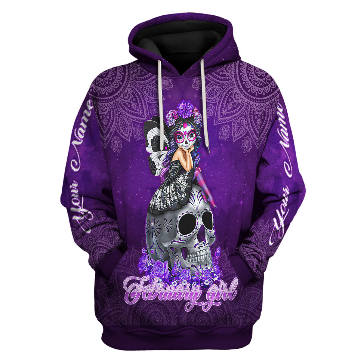 YMskins Personalized Tops February Girl I Have Tattoos All Over Printed