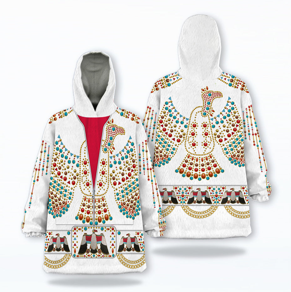MakerHuman Elvis Thunderbird Cosplay & Costume Over Size Hoodie Fleece One Size