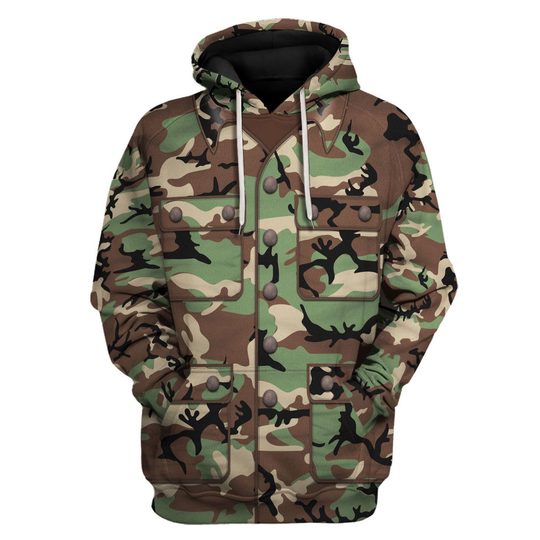 YMskins American Camo M81 Woodland (1981–Present in Some Units) Uniform Tracksuit