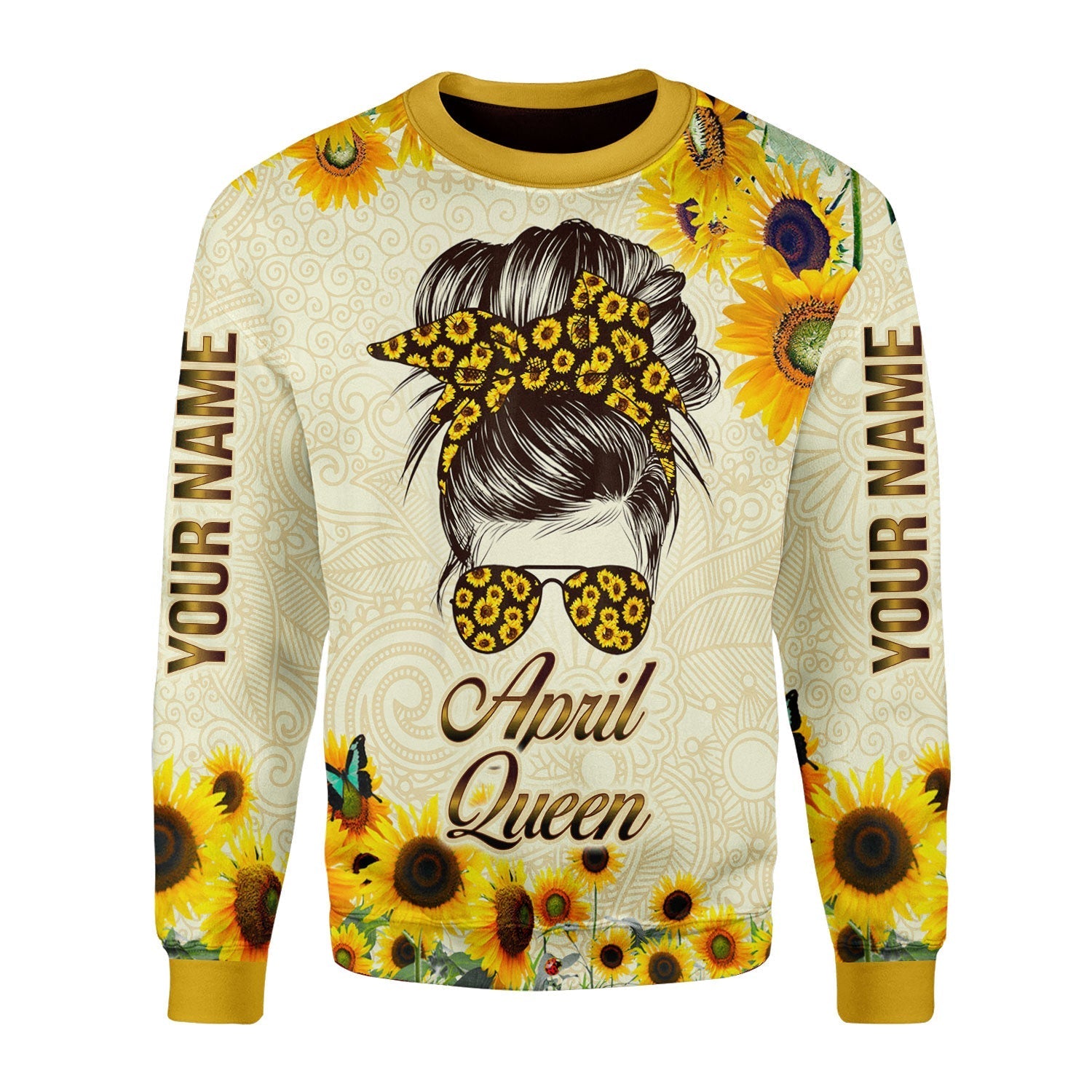 YMskins Personalized Tops April Queen All Over Printed