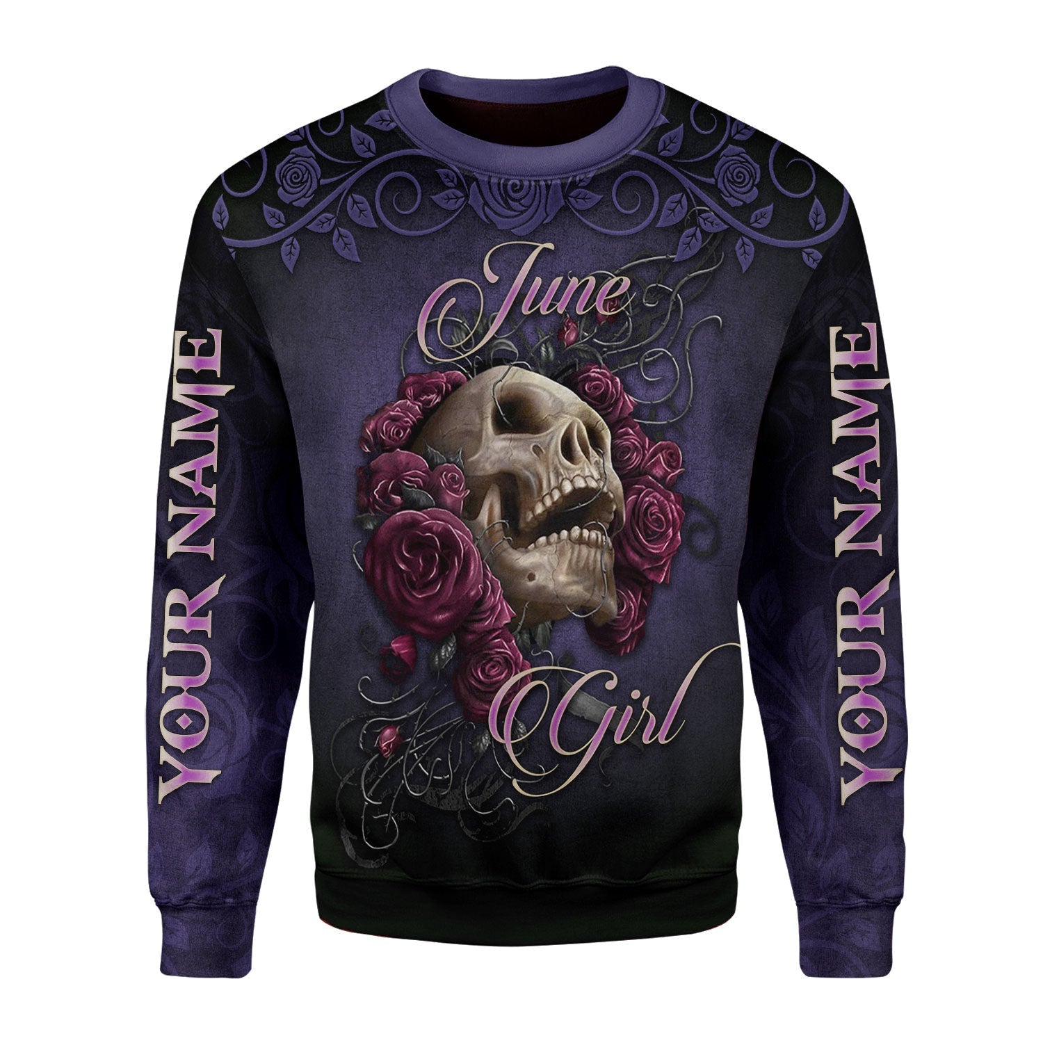 YMskins Personalized Tops I'm A June Girl All Over Printed
