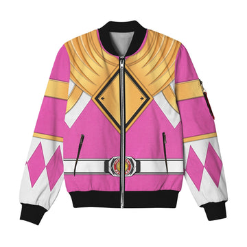 MakerHuman Pink Ranger Dragon Shield Bomber Jacket