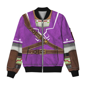 MakerHuman Purple Link Attire Bomber Jacket