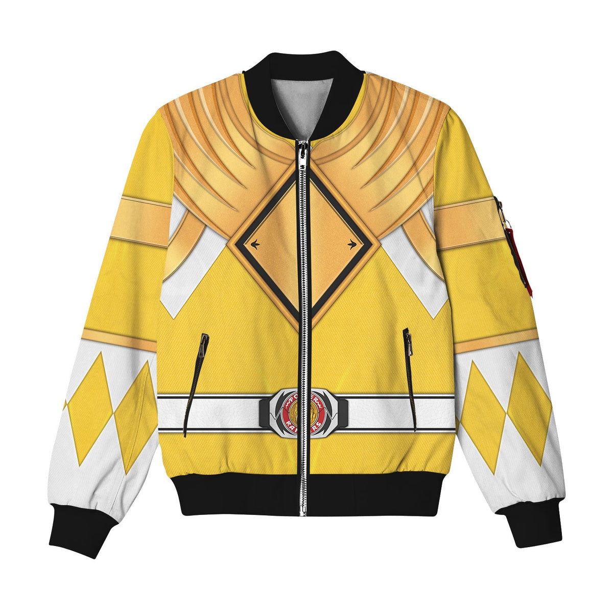 MakerHuman Yellow Ranger Dragon Shield Bomber Jacket