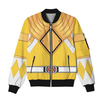 MakerHuman Yellow Ranger Dragon Shield Bomber Jacket