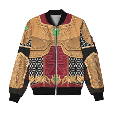 MakerHuman Magic Armor - Twilight Princess Link Attire Bomber Jacket