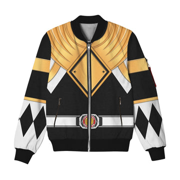 MakerHuman Black Ranger Dragon Shield Bomber Jacket