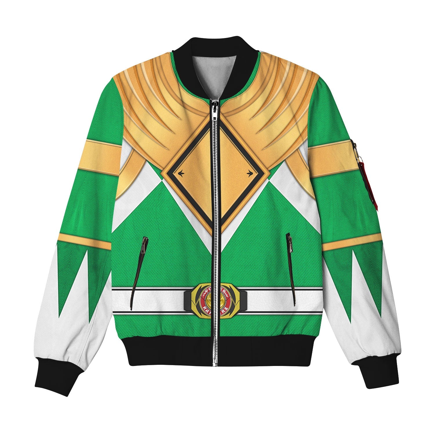 MakerHuman Green Ranger Dragon Shield Bomber Jacket