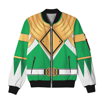MakerHuman Green Ranger Dragon Shield Bomber Jacket