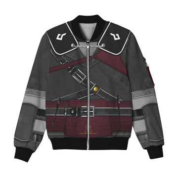 MakerHuman Tears Of The Kingdom Dark Link Attire Bomber Jacket