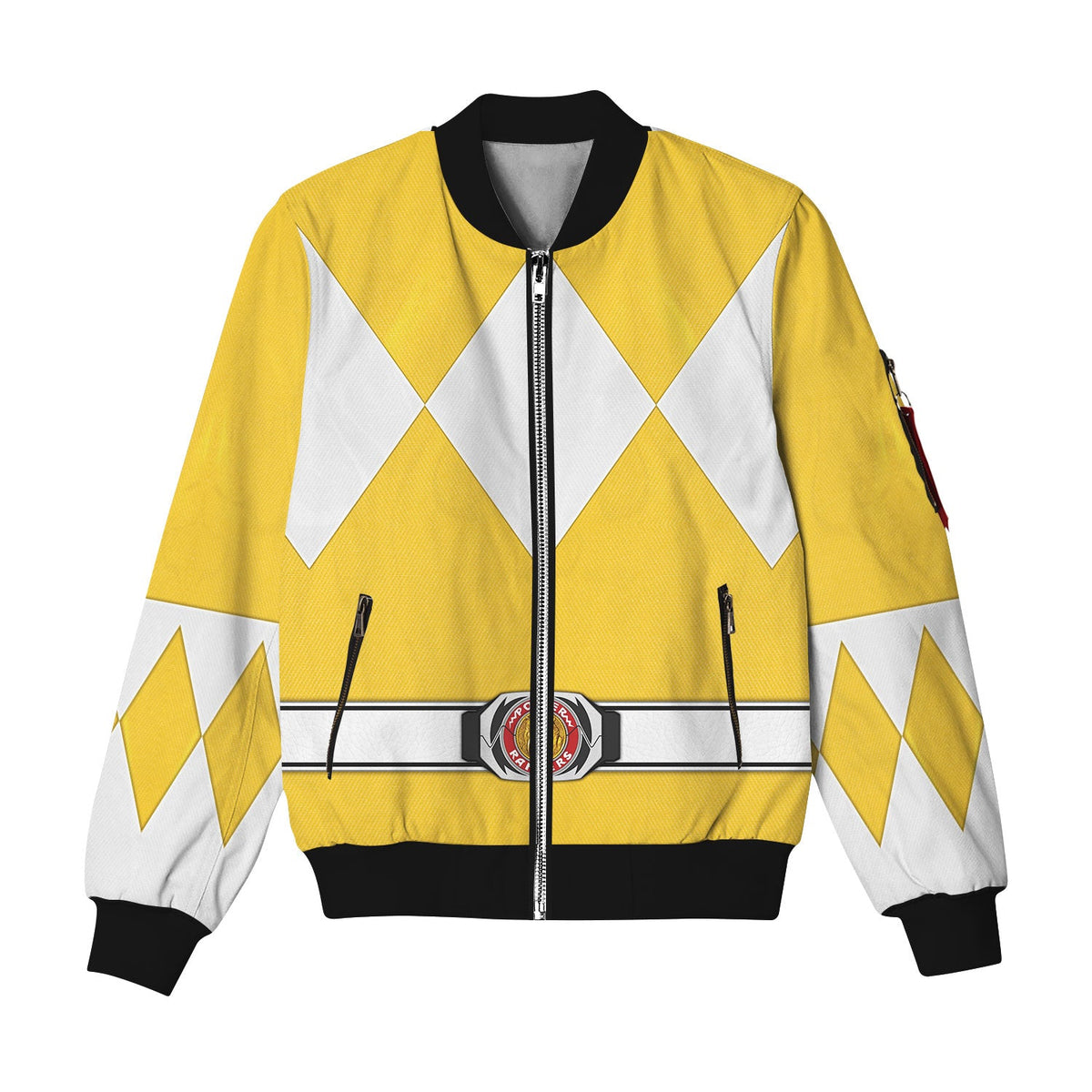 MakerHuman Yellow Ranger Mighty Morphin  Bomber Jacket